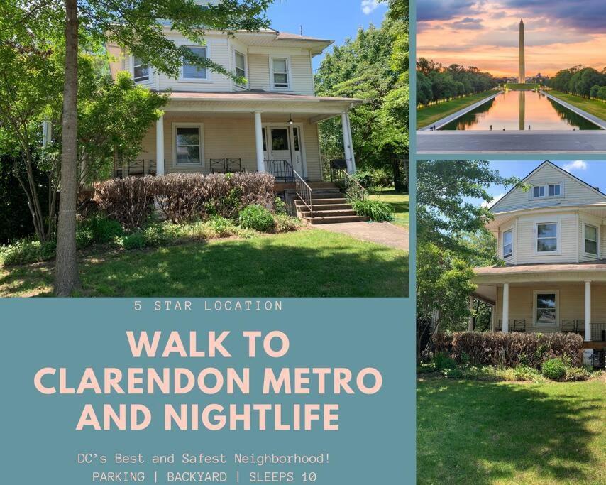 4 Bedroom Dc'S Best Location With Parking, Walk To Clarendon Metro, Shopping And Nightlife! Arlington Exterior photo